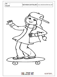 Kaykay boyama sayfaları